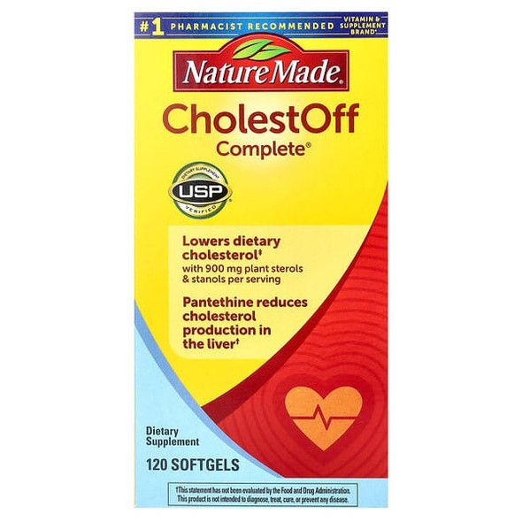 Nature Made, CholestOff Complete®, 120 Softgels Nature Made, CholestOff Complete®, 120 Softgels