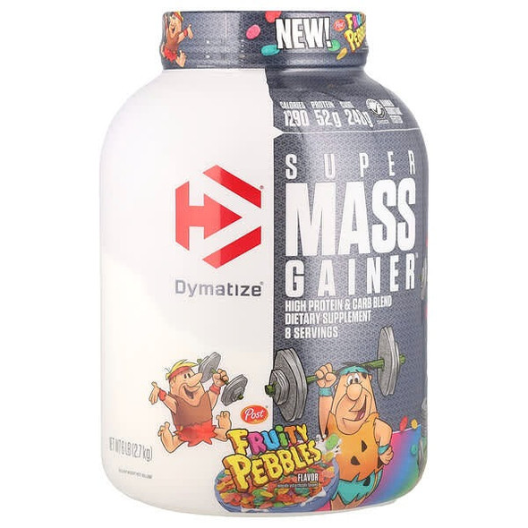 Dymatize, Super Mass Gainer, Fruity Pebbles, 6 lbs (2.7 kg)