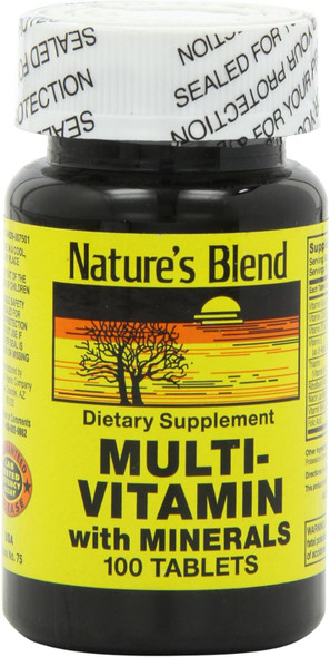 Nature's Blend Ferrous Gluconate Tablets, 100 Count Nature's Blend Ferrous Gluconate Tablets, 100 Count