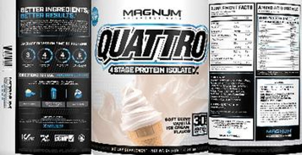 Quattro Soft Serve Vanilla Ice Cream Flavor