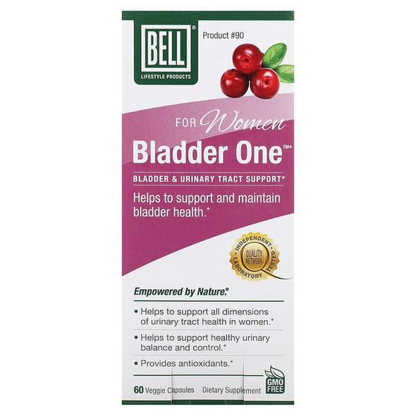 Bell Lifestyle, For Women, Bladder One, 60 Veggie Capsules