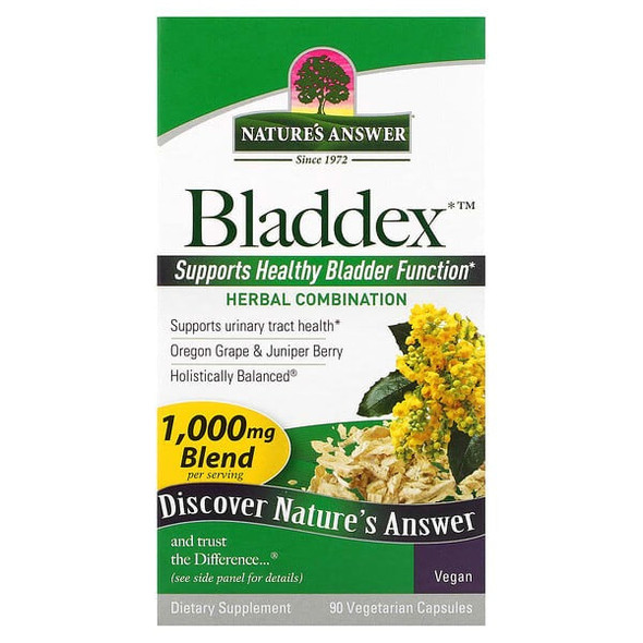 Nature's Answer Bladdex, 1,000 mg, 90 Vegetarian Capsules (500 mg per Capsule)