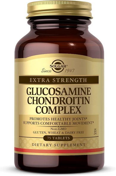 Solgar Extra Strength Glucosamine Chondroitin Complex - 75 Tablets -