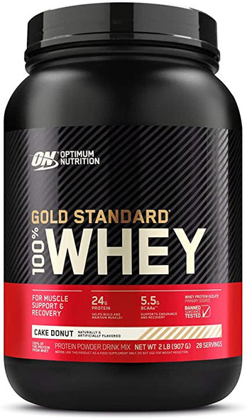 100% Whey Protein - Gold Standard Cake Donut 2 lbs, by Optimum Nutrition