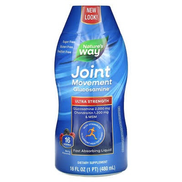 Nature's Way, Joint Movement Glucosamine, Ultra Strength, Berry , 16 fl oz (480 ml)