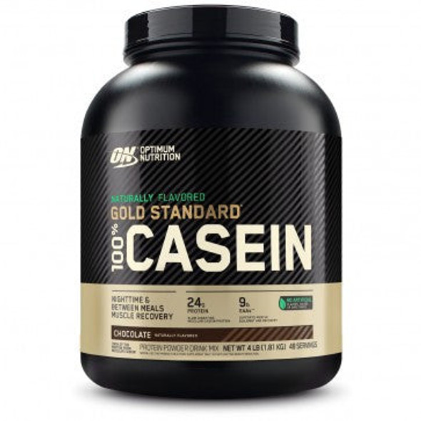 Casein Naturally Flavored, Optimum Nutrition Naturally Flavored Gold Standard 100% Casein Chocolate 4 lb