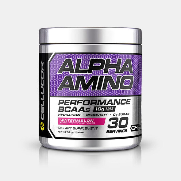 Cellucor Alpha Amino, Performance BCAAs, Watermelon, 13.4 oz, alpha amino cellucor