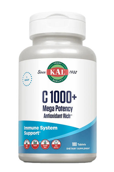 kal vitamin c, C 1000+, 100 Tablets