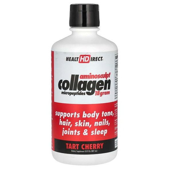 Health Direct, AminoSculpt® Collagen Micropeptides, Tart Cherry, 30 fl oz (887 ml)