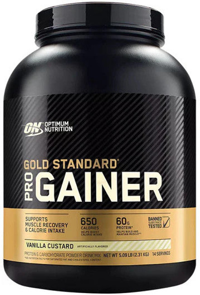 Vanilla Custard, Gold Standard Pro Gainer Protein Powder 5 Lbs.