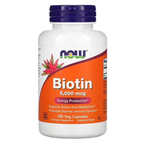 NOW Foods, Biotin Extra Strength, 10 mg (10,000 mcg), 120 Veg Caps NOW Foods, Biotin Extra Strength, 10 mg (10,000 mcg), 120 Veg Caps