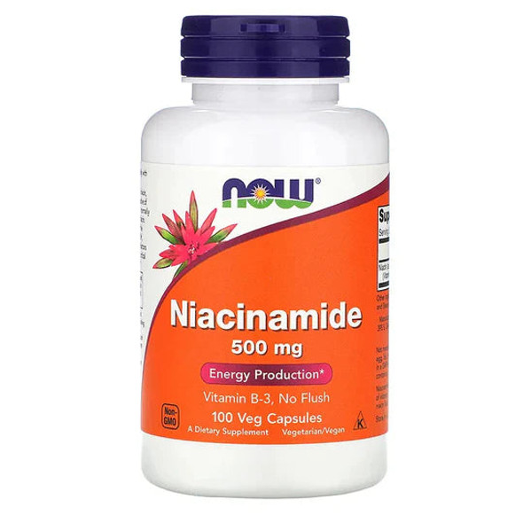 Niacinamide, 500 mg, 100 Veg Caps - Now Foods Niacinamide, 500 mg, 100 Veg Caps - Now Foods