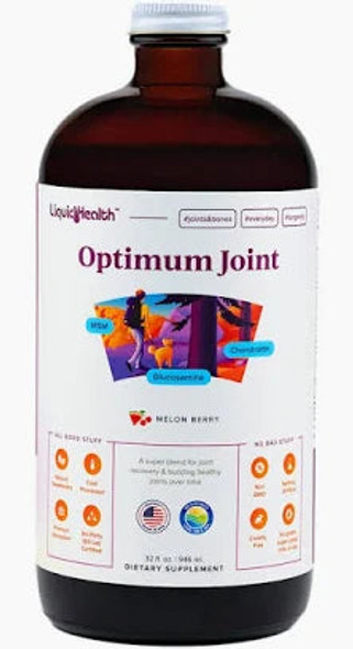 Liquid Health Optimum Joint with Glucosamine and Chondroitin Melon Cherry -- 32 fl oz