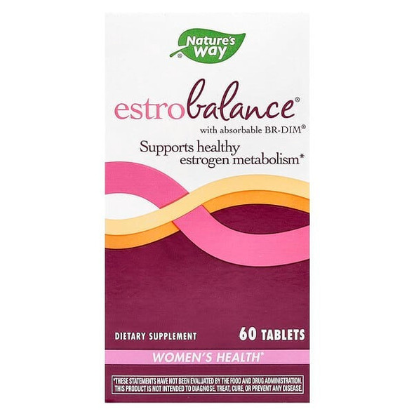 Nature's Way, EstroBalance® with Absorbable BR-DIM®, 60 Tablets
