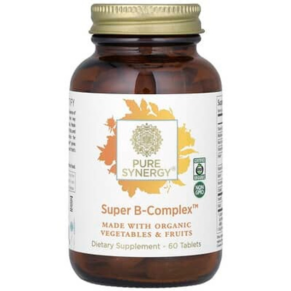 Pure Synergy, Super B-Complex, 60 Tablets Pure Synergy, Super B-Complex, 60 Tablets