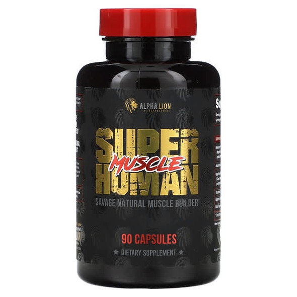SuperHuman Muscle, 90 Capsules, ALPHA LION