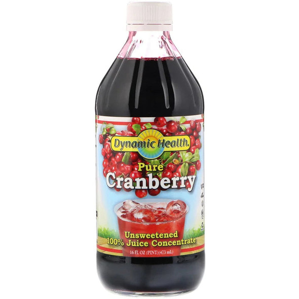 Pure Cranberry Juice Concentrate - Unsweetened (16 Fluid Ounces)