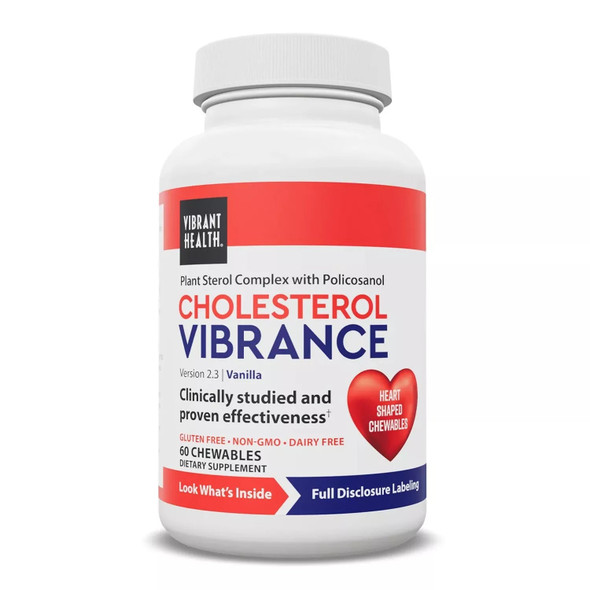 Vibrant Health Cholesterol Vibrance, 60 Chewable Wafers Vibrant Health Cholesterol Vibrance, 60 Chewable Wafers
