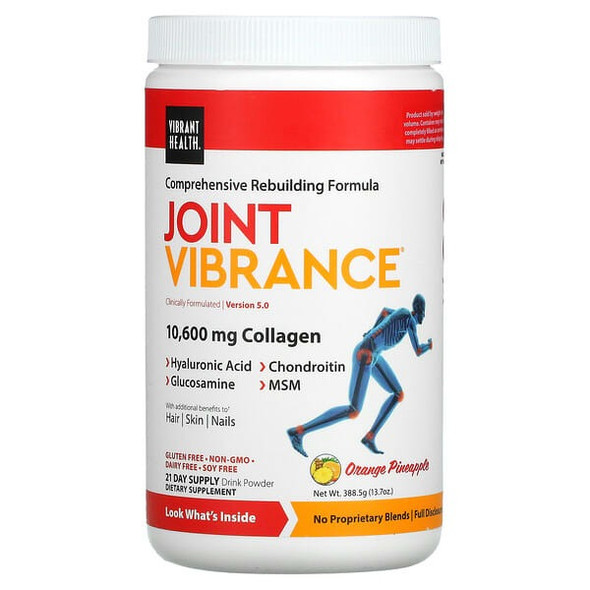 Vibrant Health Joint Vibrance, Version 5.0, Orange Pineapple, 13.7 oz (388.5 g) Vibrant Health Joint Vibrance, Version 5.0, Orange Pineapple, 13.7 oz (388.5 g)