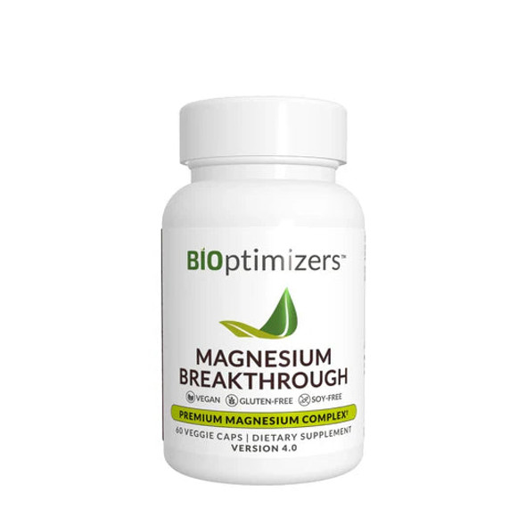 BiOptimizers Magnesium, Breakthrough, 60 Veggie Caps