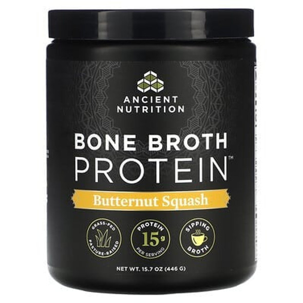 Ancient Nutrition, Bone Broth Protein, Butternut Squash, 15.7 oz (446 g)