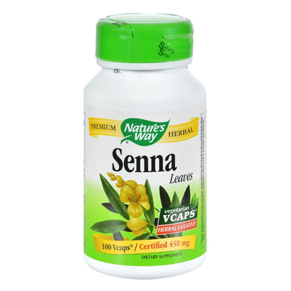 Senna Leaves 450 mg. - 100 Vegan Capsules