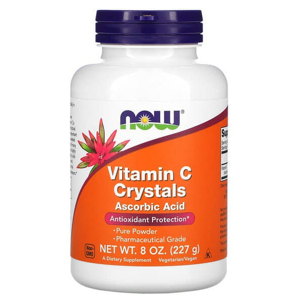 NOW Vitamin C, Crystals, 8 oz (227 g)