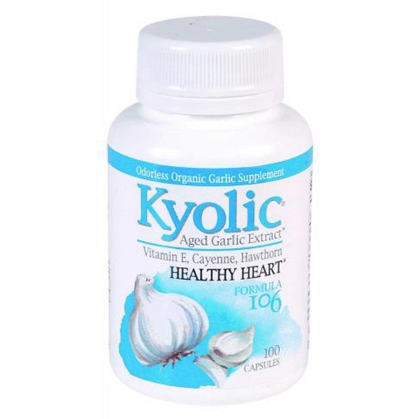 Kyolic Aged Garlic Extract Circulation Formula 106 100 Capsules