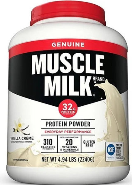 MUSCLE MILK - VANILLA - 4.94 LB
