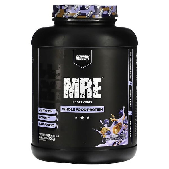 Redcon1, MRE, Whole Food Protein, Blueberry Cobbler, 7.16 lb (3,250 g)