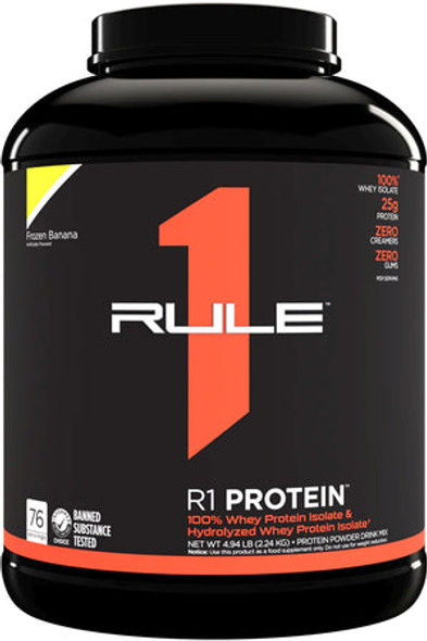 RULE 1 PROTEIN WHEY ISOLATE LIGHTLY SALTED CARAMEL - 5 LB (76 SERVINGS)