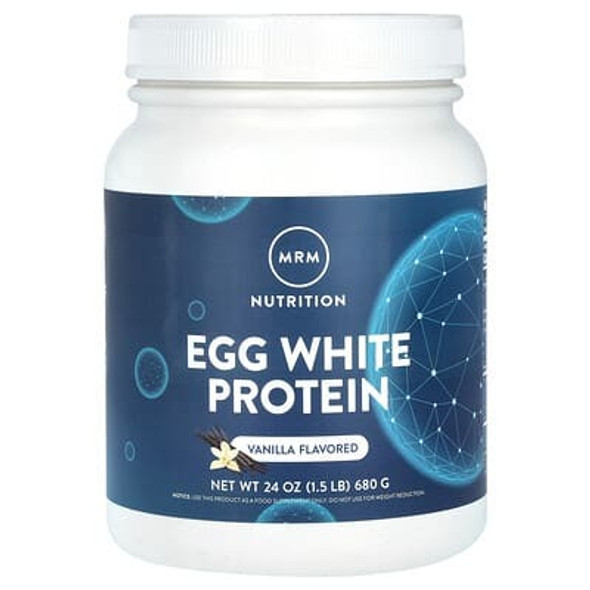 MRM Nutrition Egg White Protein, Vanilla, 1.5 lbs (680 g)