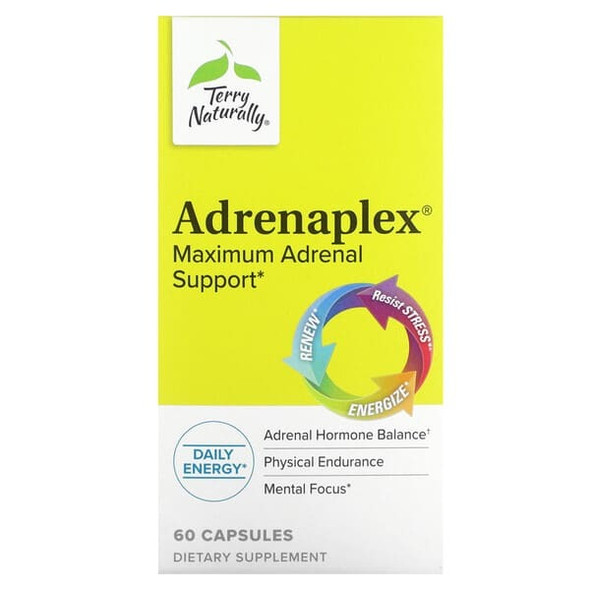 Terry Naturally, Adrenaplex, Maximum Adrenal Support, 60 Capsules