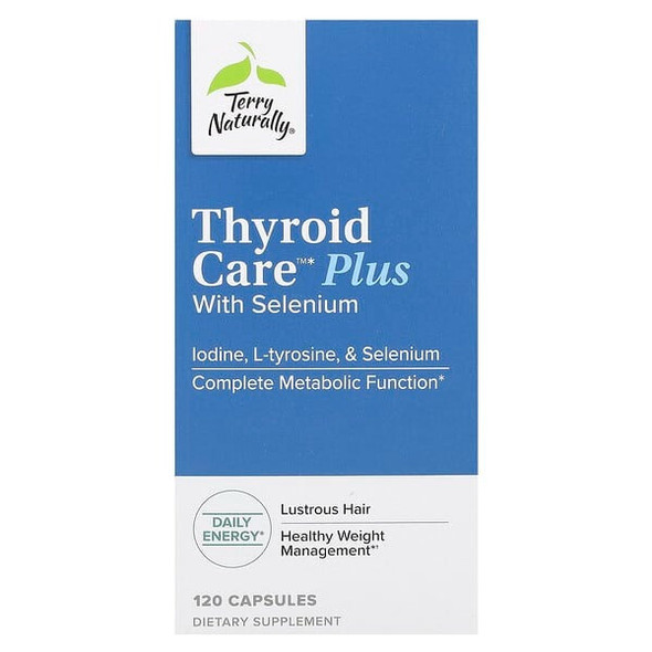 Terry Naturally, Thyroid Care Plus with Selenium, 120 Capsules Terry Naturally, Thyroid Care Plus with Selenium, 120 Capsules