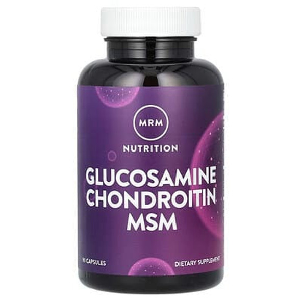 MRM Nutrition, Glucosamine Chondroitin MSM, 90 Capsules