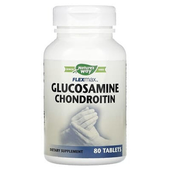 Nature's Way, FlexMax, Glucosamine Chondroitin, 80 Tablets