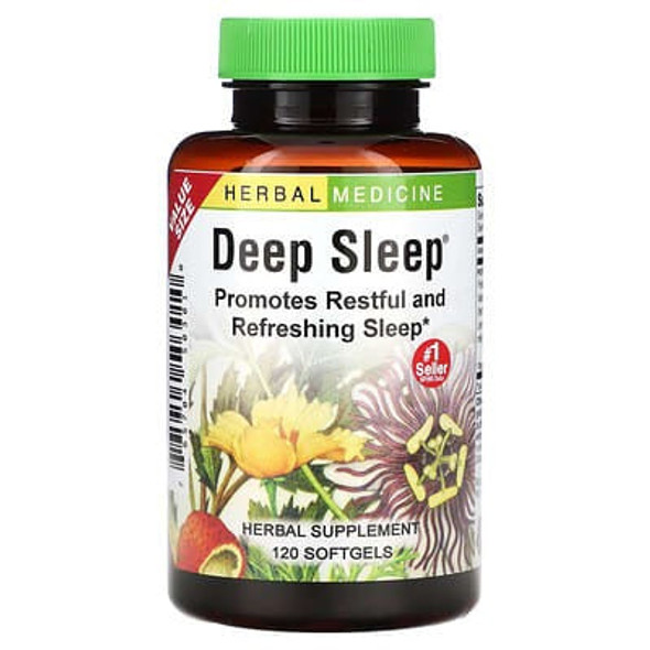 Herbs Etc., Deep Sleep, 120 Softgels Herbs Etc., Deep Sleep, 120 Softgels