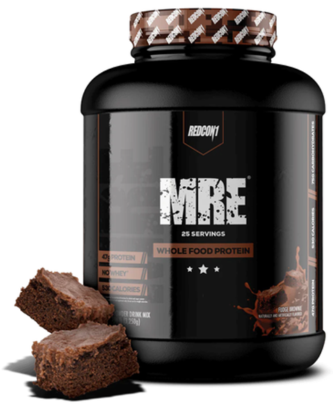 REDCON1 MRE POWDER FUDGE BROWNIE - 7 LB (25 SERVINGS)