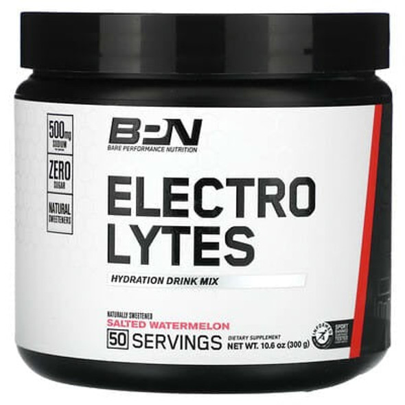 BPN, Electrolytes, Hydration Drink Mix, Salted Watermelon, 10.6 oz (300 g)