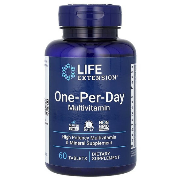 Life Extension, One-Per-Day Multivitamin, 60 Tablets Life Extension, One-Per-Day Multivitamin, 60 Tablets