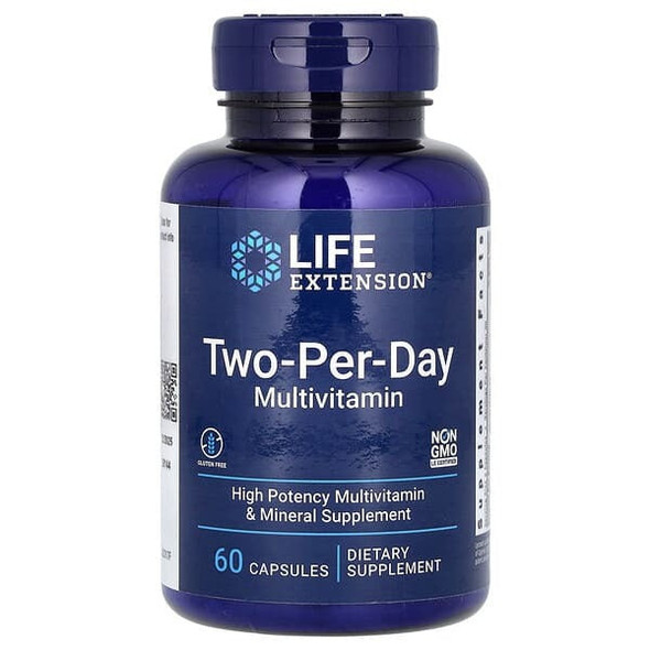 Life Extension, Two-Per-Day Multivitamin, 60 Capsules Life Extension, Two-Per-Day Multivitamin, 60 Capsules