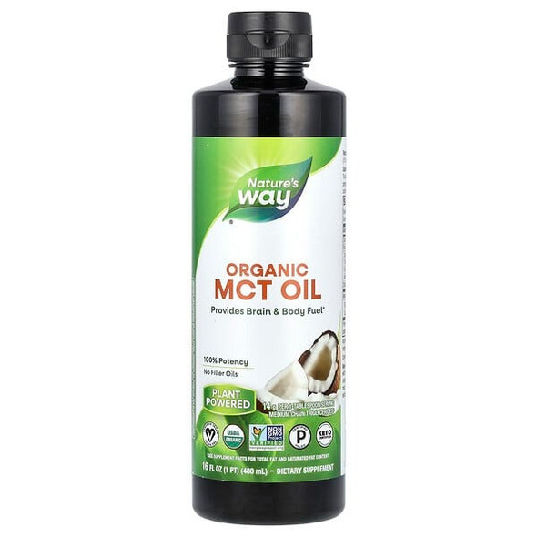 Nature's Way MCT Oil, Organic MCT Oil, 16 fl oz (480 ml)