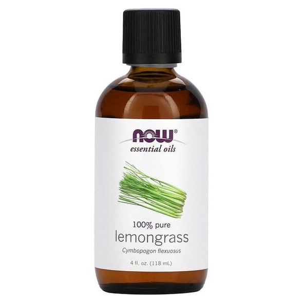 NOW Foods, Essential Oils, Lemongrass, 4 fl oz (118 ml) NOW Foods, Essential Oils, Lemongrass, 4 fl oz (118 ml)