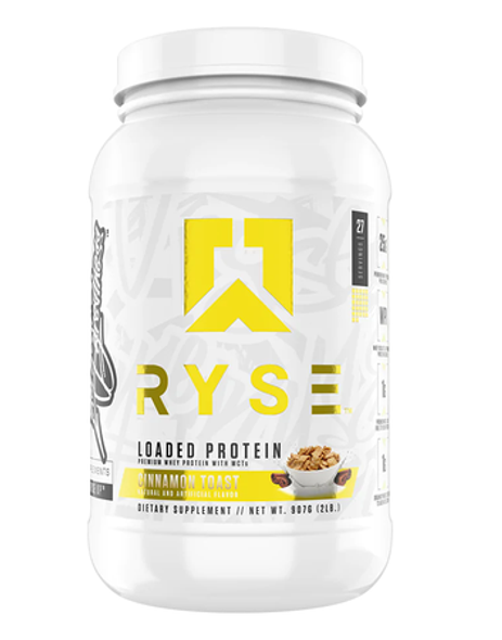 ryse protein, loaded CINNAMON TOAST - 27 SERVINGS