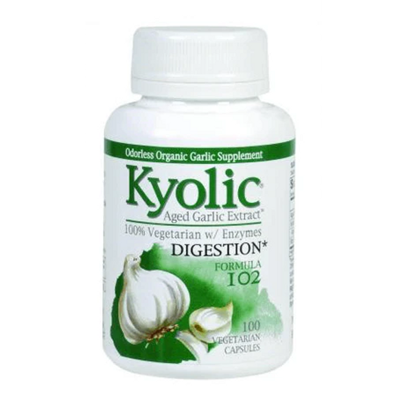 Formula 102 Aged Garlic Extract Candida Cleanse and Digestion - 100 Vegetarian Capsules Formula 102 Aged Garlic Extract Candida Cleanse and Digestion - 100 Vegetarian Capsules