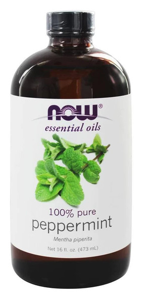 now foods peppermint essential oil - 16 fl oz, now essential oils