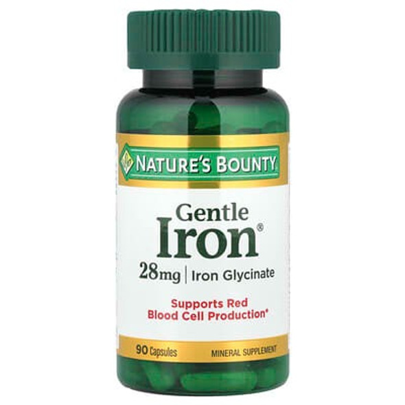 Nature's Bounty, Gentle Iron®, 90 Capsules Nature's Bounty, Gentle Iron®, 90 Capsules