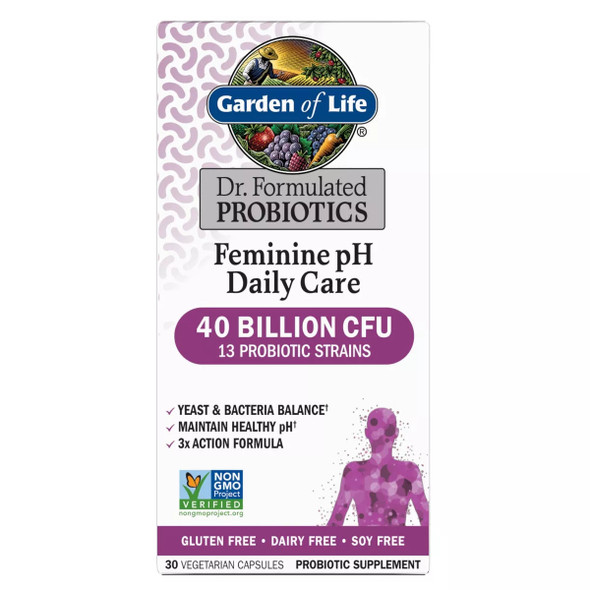 Garden of Life Feminine pH Probiotic Capsules - 30ct