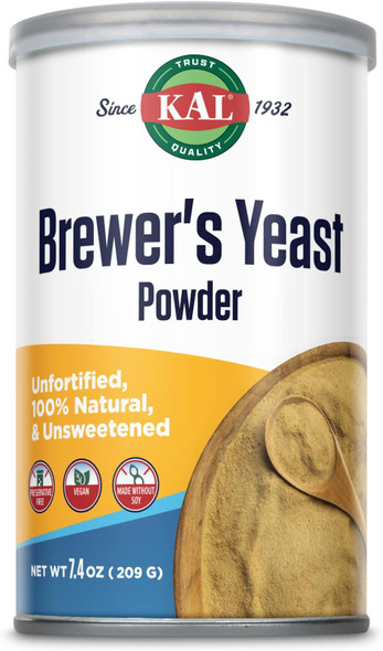 KAL Brewers Yeast Powder, Unfortified, Unsweetened Super Food