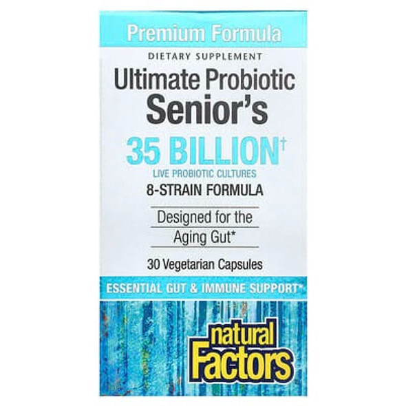 Natural Factors, Ultimate Probiotic, Senior's, 35 Billion CFU, 30 Vegetarian Capsules